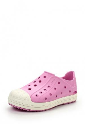 Ботинки Crocs. Цвет: розовый