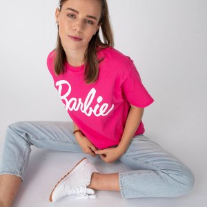 Женская футболка , ярко-розовый Barbie