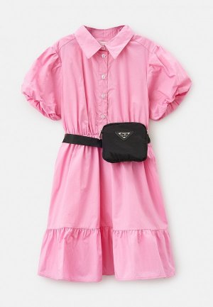 Платье и сумка Choupette. Цвет: розовый