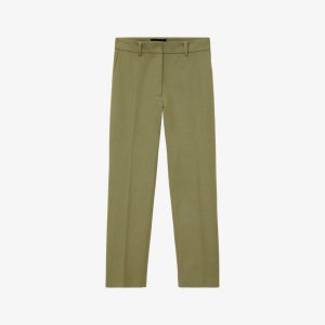 Coleman прямые брюки из тканого материала со средней посадкой, зеленый Joseph