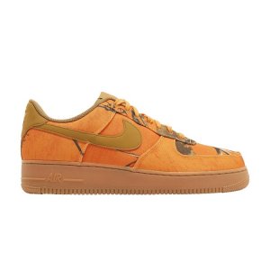 Мужские кроссовки Realtree x Air Force 1 Low Orange Camo Orange-Blaze Wheat-Gum-Medium-Brown AO2441-800 Nike