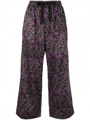 Пижамные брюки с принтом Cynthia Rowley. Цвет: фиолетовый