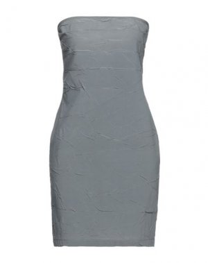 Короткое платье EXTE. Цвет: серый