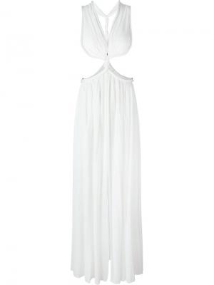 Вечернее платье Jay Ahr. Цвет: белый