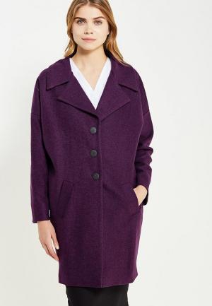 Пальто 9fashion Woman. Цвет: фиолетовый