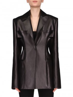 Кожаная куртка на заказ , черный Givenchy