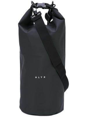 Объемная сумка на плечо с логотипом Alyx. Цвет: чёрный