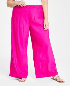 Широкие брюки больших размеров , розовый I.N.C. International Concepts