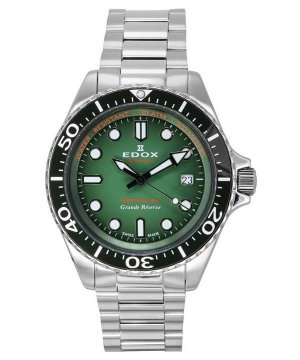 Neptunian Grande Reserve Date Зеленый циферблат Автоматические мужские часы для дайверов 808013VMVDN 300M Edox