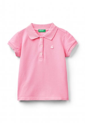 Рубашка-поло Regular Fit United Colors of Benetton, розовый Benetton