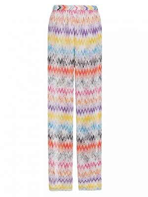 Пляжные брюки с разрезами зигзаг , цвет chevron resort multicolor Missoni