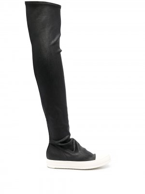 Высокие кроссовки-носки Rick Owens DRKSHDW. Цвет: черный
