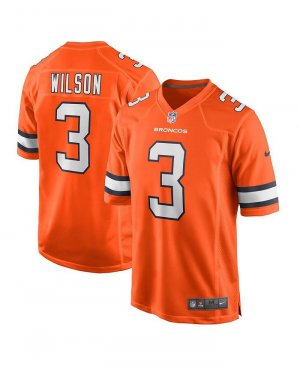 Джерси Big Boys Russell Wilson Orange Denver Broncos Альтернативная игра , оранжевый Nike