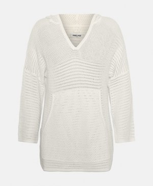 Пуловер с капюшоном , белый Max & Moi