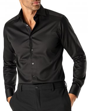 Классическая рубашка из фирменного твила Contemporary Fit Eton