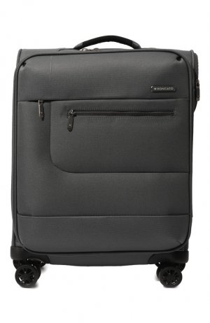 Текстильный дорожный чемодан Sidetrack small Roncato. Цвет: серый