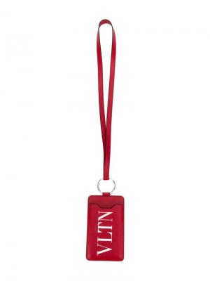 Чехол для телефона с логотипом VLTN Valentino. Цвет: красный