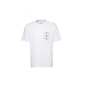 Creative Chess Print Sports Round Neck Short Sleeve T-Shirt Men Tops White 10018141-A01 Converse