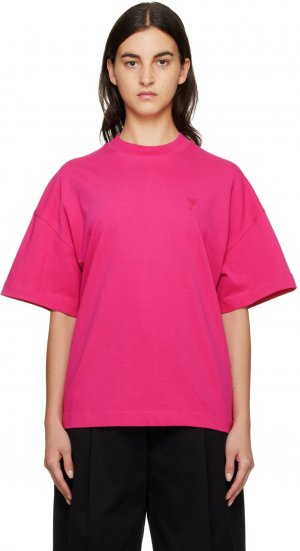 Розовая футболка Ami De Cœur Alexandre Mattiussi
