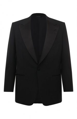 Шерстяной пиджак Tom Ford. Цвет: чёрный