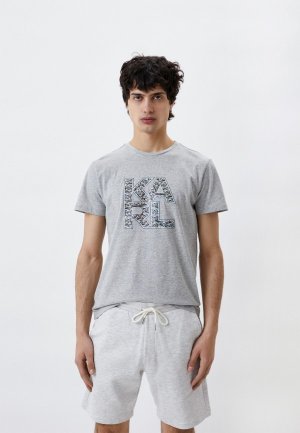 Футболка Karl Lagerfeld Beachwear. Цвет: серый