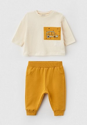 Лонгслив и брюки LC Waikiki Baby. Цвет: разноцветный
