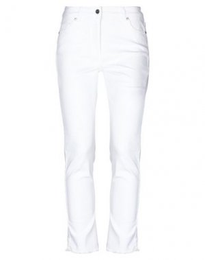 Джинсовые брюки LAUREN VIDAL. Цвет: белый
