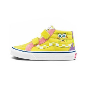 Детские кроссовки SpongeBob SquarePants x Sk8-Mid Reissue V Kids Best Friends, разноцветные VN00018T9ES Vans