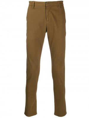 Классические брюки чинос Dondup. Цвет: коричневый