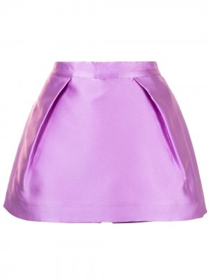 Структурированная юбка-шорты Mikado Isabel Sanchis. Цвет: фиолетовый