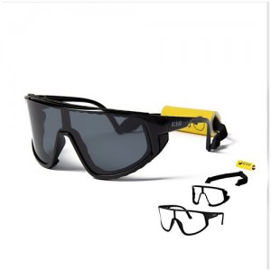 Спортивные очки WaterKilly Черные/Темно-серые линзы OCEAN. Цвет: черный