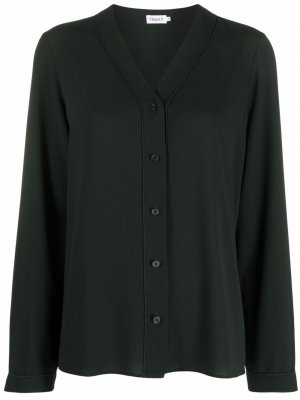 Блузка с V-образным вырезом Filippa K. Цвет: зеленый
