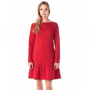 Платье размер 46, красный Россия. Цвет: красный