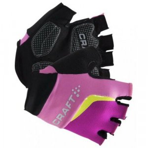 Перчатки , размер S, розовый, черный Craft. Цвет: розовый/черный