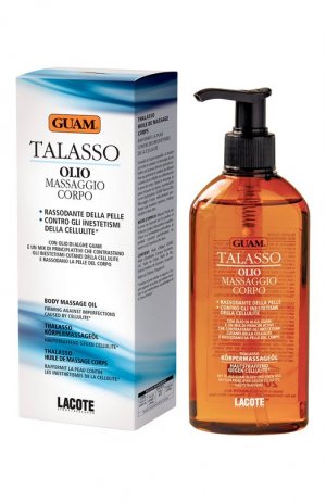 Масло для тела массажное подтягивающее антицеллюлитное Talasso (200ml) GUAM. Цвет: бесцветный
