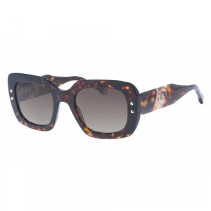 Солнцезащитные очки , коричневый, серый CAROLINA HERRERA. Цвет: серый/коричневый
