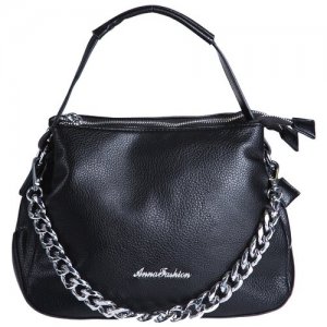 Черная сумочка через плечо/ сумочка/ женская сумка черная/ маленькая недорогие маленькие сумки/ сумки плечо Anna Fashion
