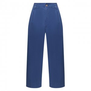 Хлопковые брюки Jacob Cohen. Цвет: синий