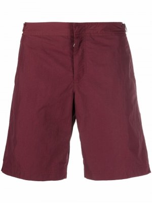 Tonal-design swim shorts Orlebar Brown. Цвет: красный