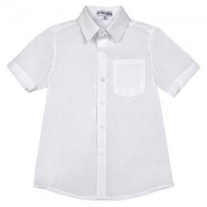 Рубашка для мальчика CK0169 цвет белый 8 лет Ciao Kids Collection. Цвет: белый