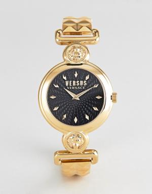 Золотистые часы-браслет 34 мм Sunnyridge VSPOL3418 Versus Versace. Цвет: золотой