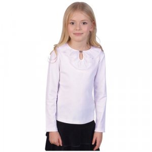 Школьная блуза , размер 152, белый Снег. Цвет: белый