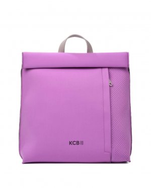 Большой женский рюкзак из неопрена сиреневого цвета , сиреневый Kcb