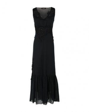 Длинное платье MARTA PALMIERI. Цвет: черный