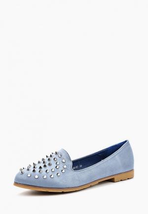 Лоферы Style Shoes ST040AWBAQM5. Цвет: синий