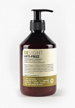 Кондиционер для волос Insight разглаживающий Anti-Frizz, 400 мл. Цвет: коричневый