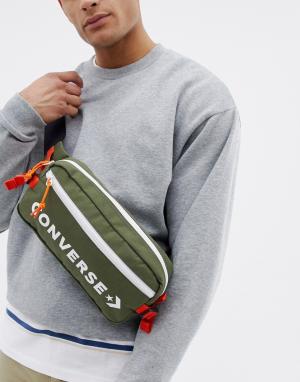 Зеленая сумка-кошелек на пояс в стиле ретро -Зеленый Converse