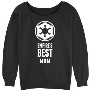 Пуловер с напуском из махровой ткани логотипом Империи Звездных войн для юниоров Best Mom Empire Licensed Character