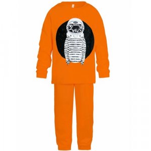 Пижама , размер 110, оранжевый ИНОВО. Цвет: оранжевый