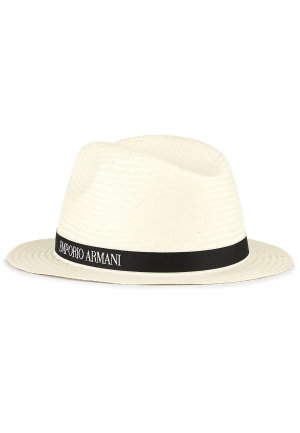 Шляпа EMPORIO ARMANI. Цвет: бежевый